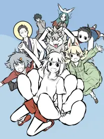 日本冒险动画电影纸上飞行海报 日韩动漫推荐